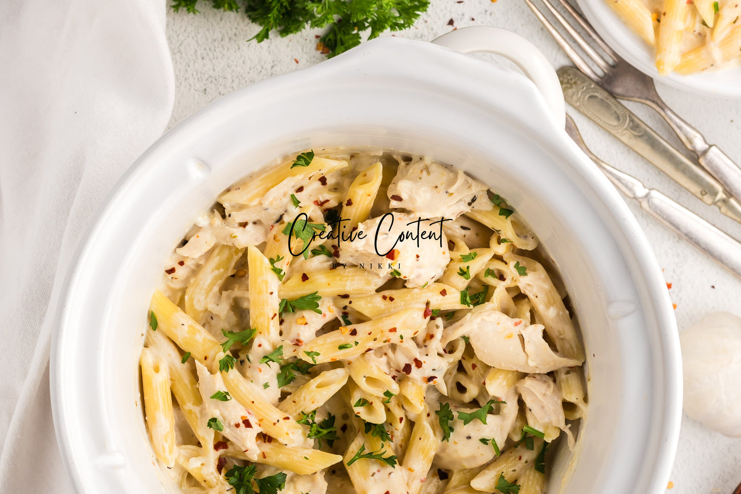 Garlic Parmesan Chicken Crockpot - Exclusive