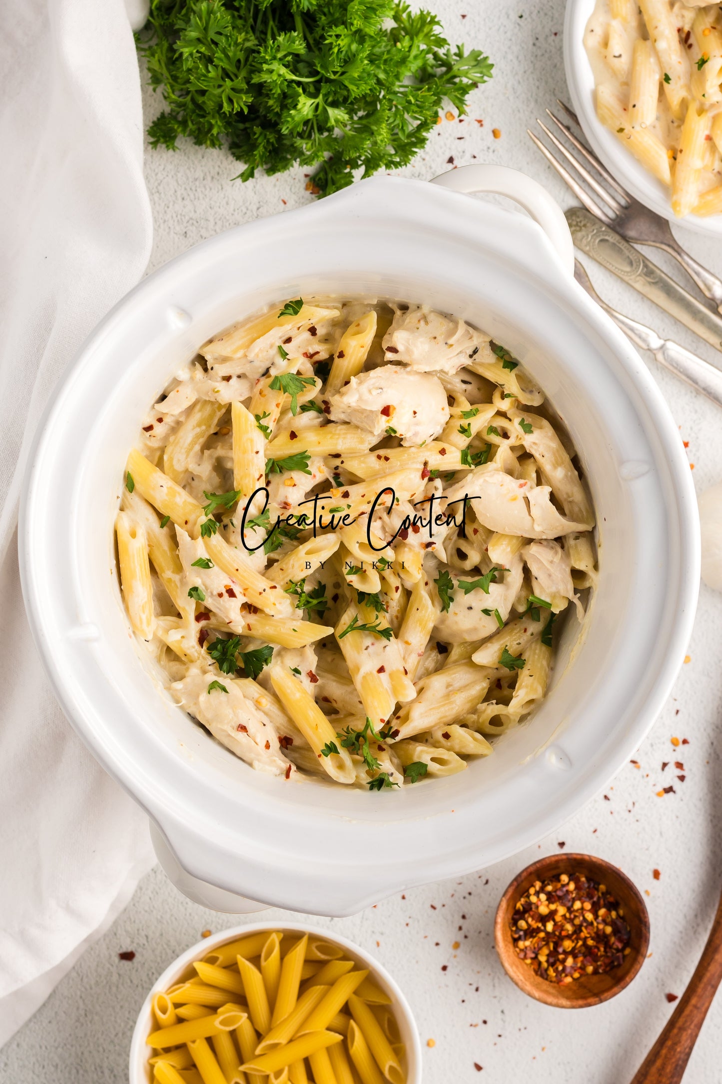 Garlic Parmesan Chicken Crockpot - Exclusive