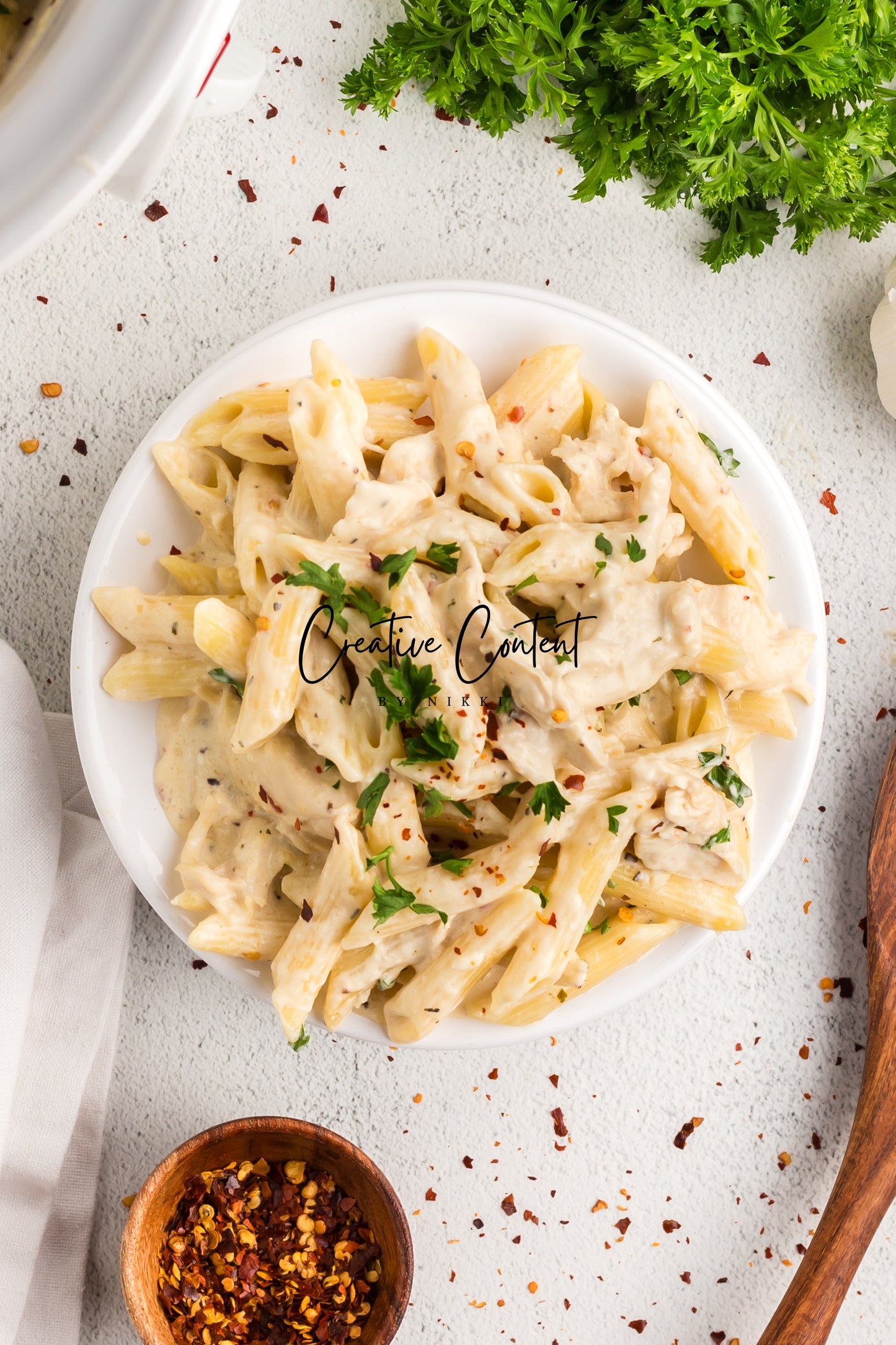 Garlic Parmesan Chicken Crockpot - Exclusive