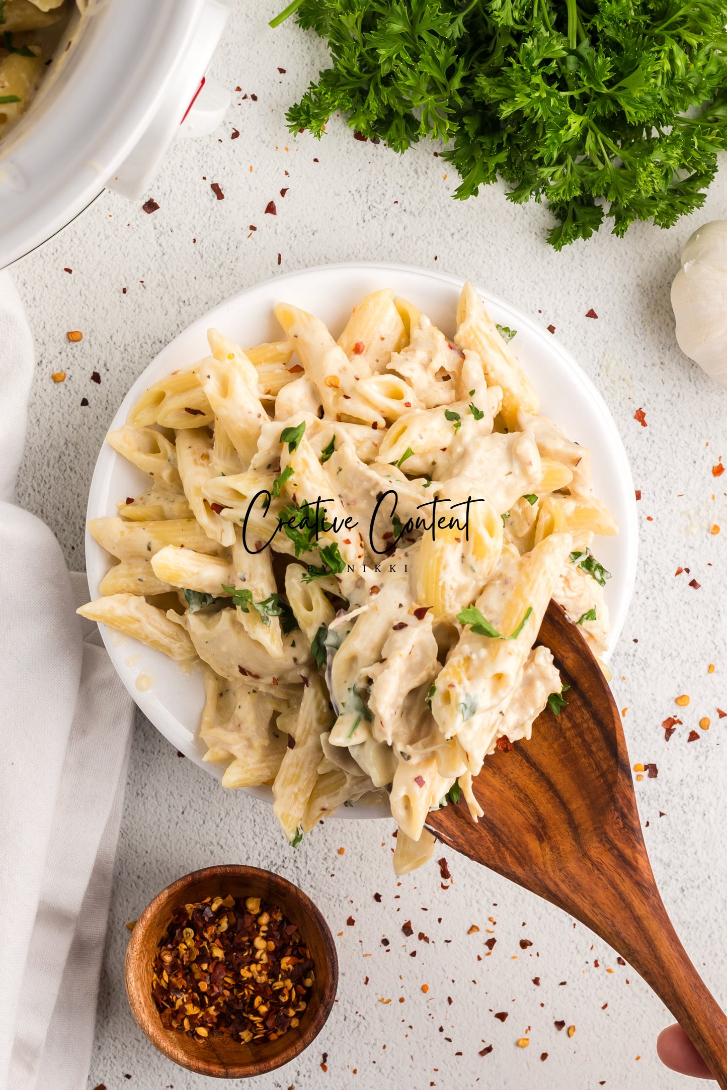 Garlic Parmesan Chicken Crockpot - Exclusive