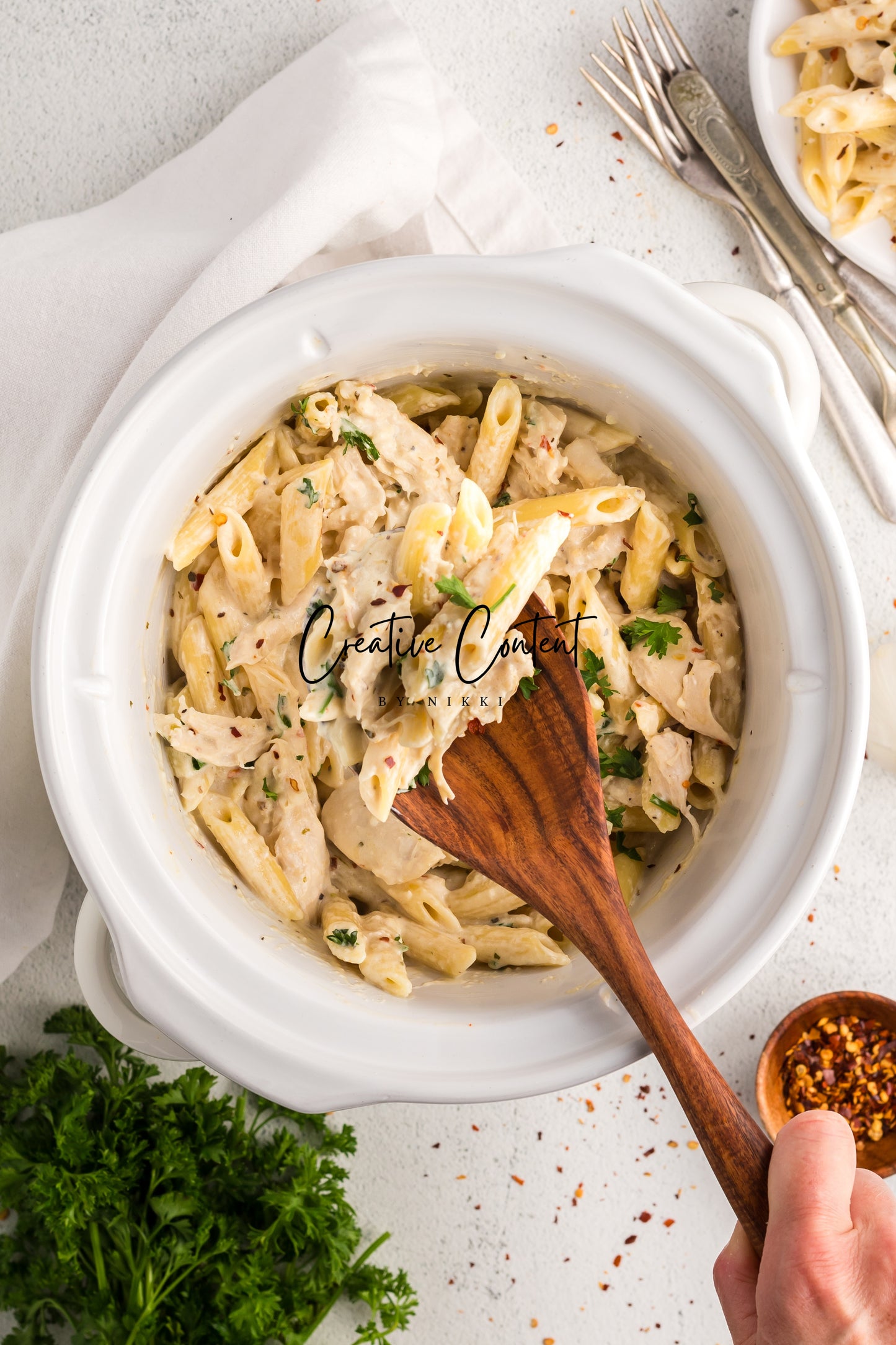 Garlic Parmesan Chicken Crockpot - Exclusive