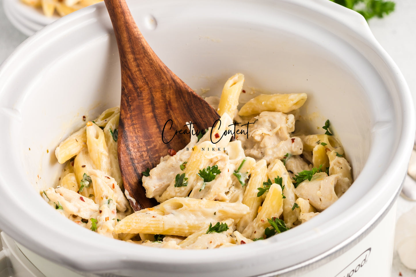 Garlic Parmesan Chicken Crockpot - Exclusive