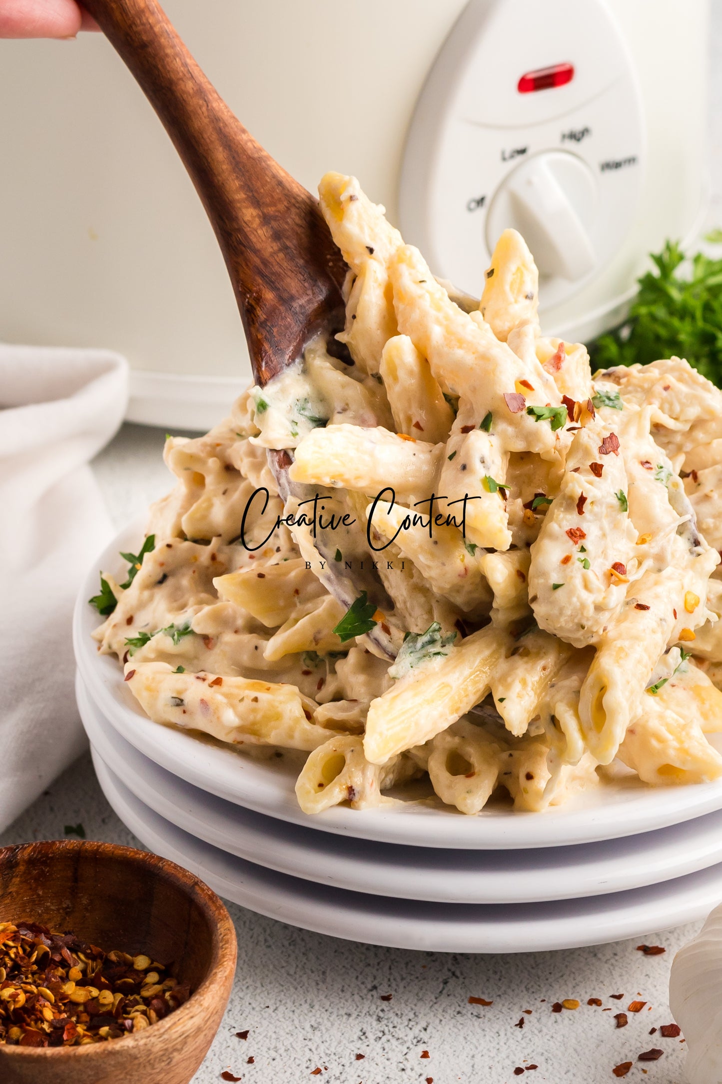 Garlic Parmesan Chicken Crockpot - Exclusive