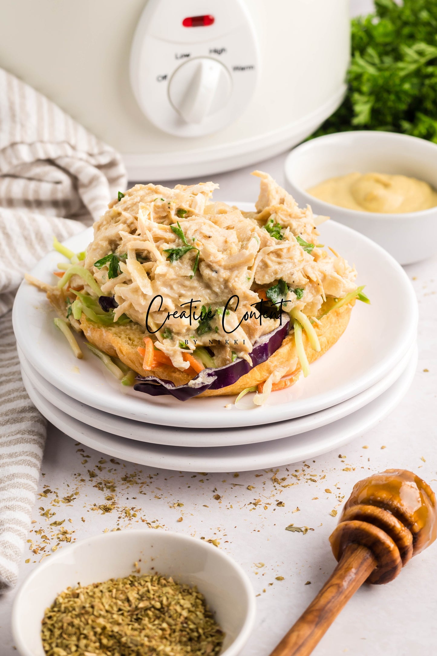 Crockpot Honey Mustard Chicken - Set 1 of 2