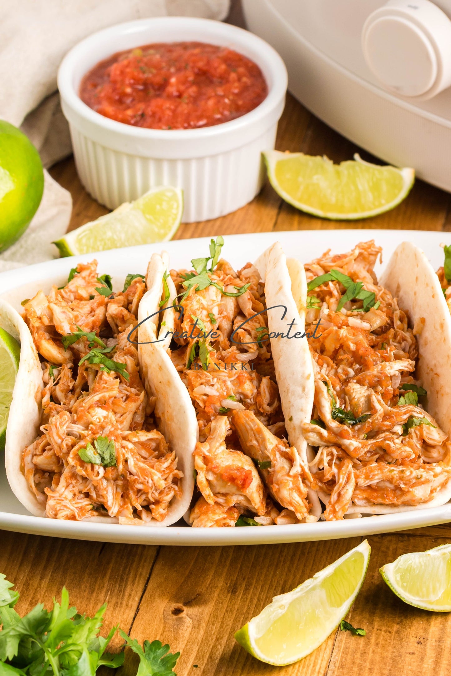 Crockpot Salsa Chicken -   Set 2 of 2