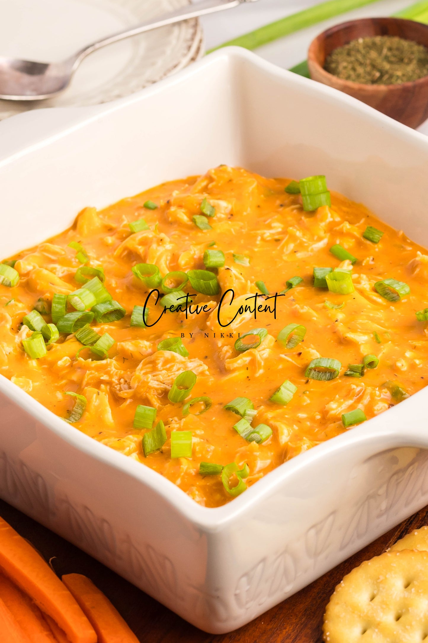 Dairy-Free Creamy Buffalo Chicken Dip - Exclusive