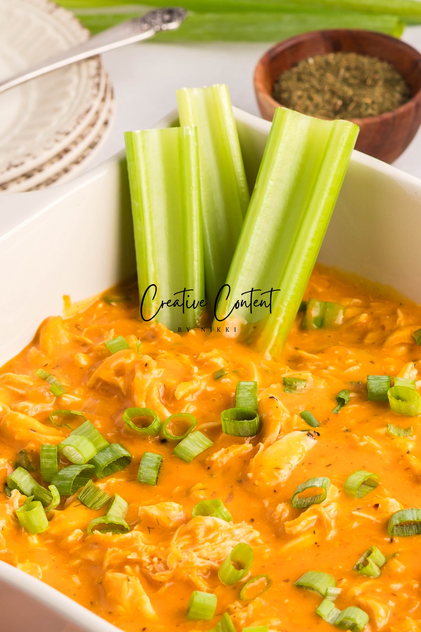 Dairy-Free Creamy Buffalo Chicken Dip - Exclusive