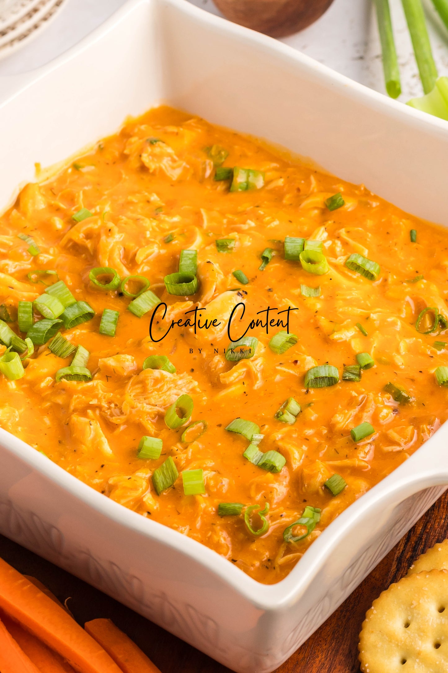 Dairy-Free Creamy Buffalo Chicken Dip - Exclusive