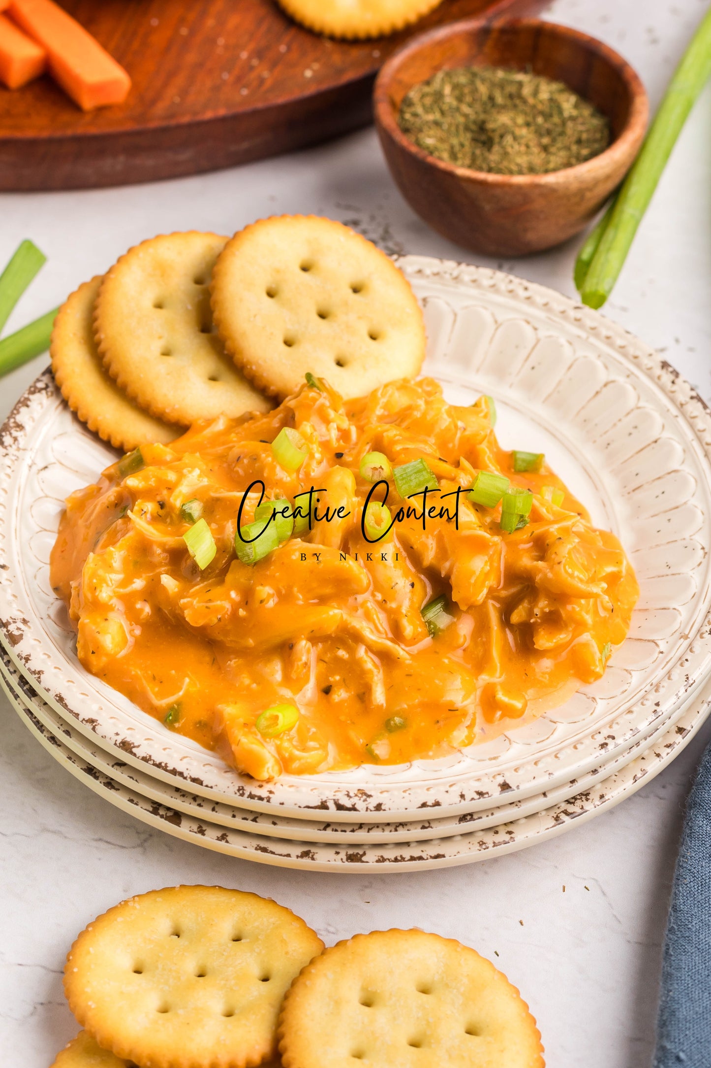 Dairy-Free Creamy Buffalo Chicken Dip - Exclusive