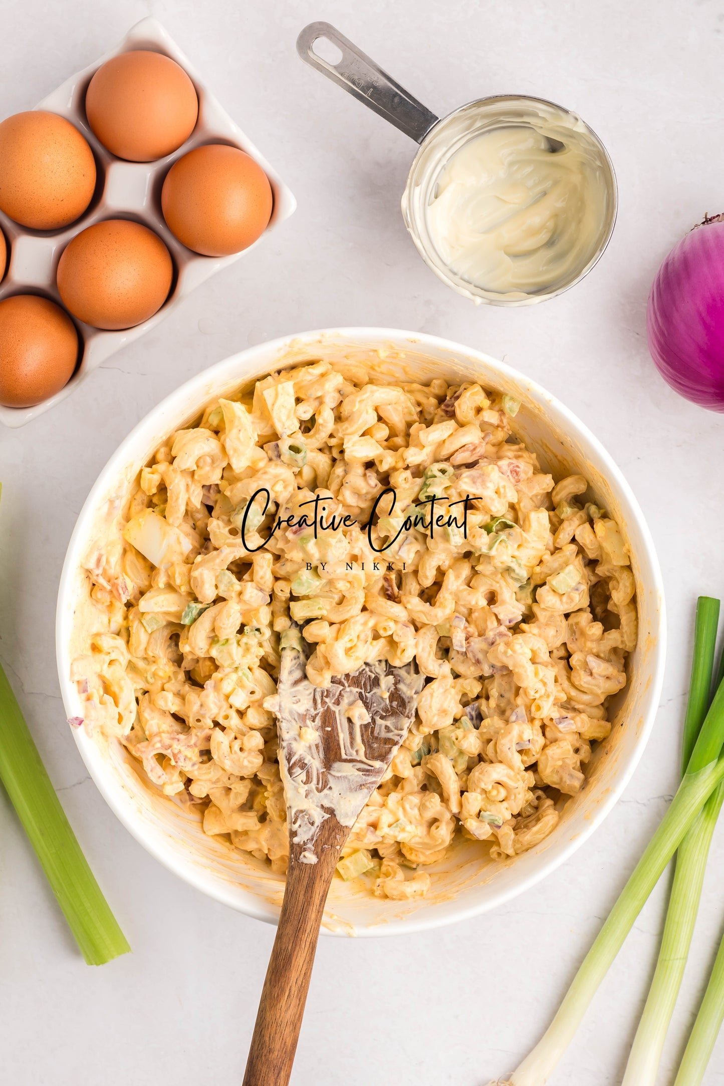 Deviled Egg Pasta Salad - Set 1 of 2