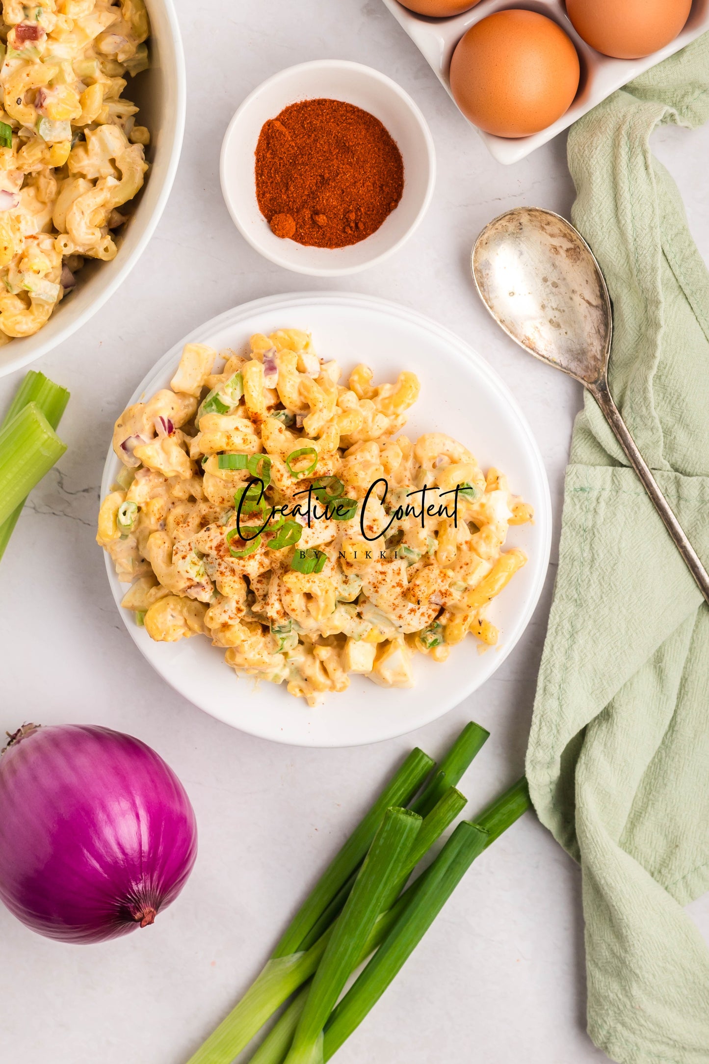 Deviled Egg Pasta Salad - Set 1 of 2