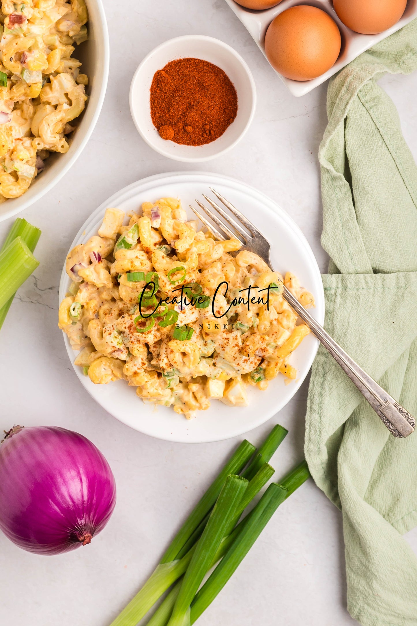 Deviled Egg Pasta Salad - Set 1 of 2