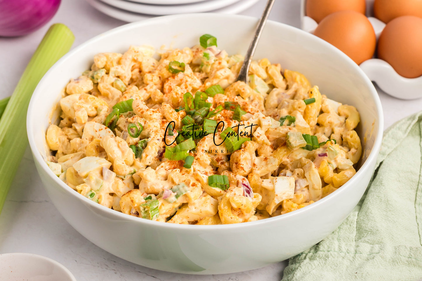 Deviled Egg Pasta Salad - Set 1 of 2