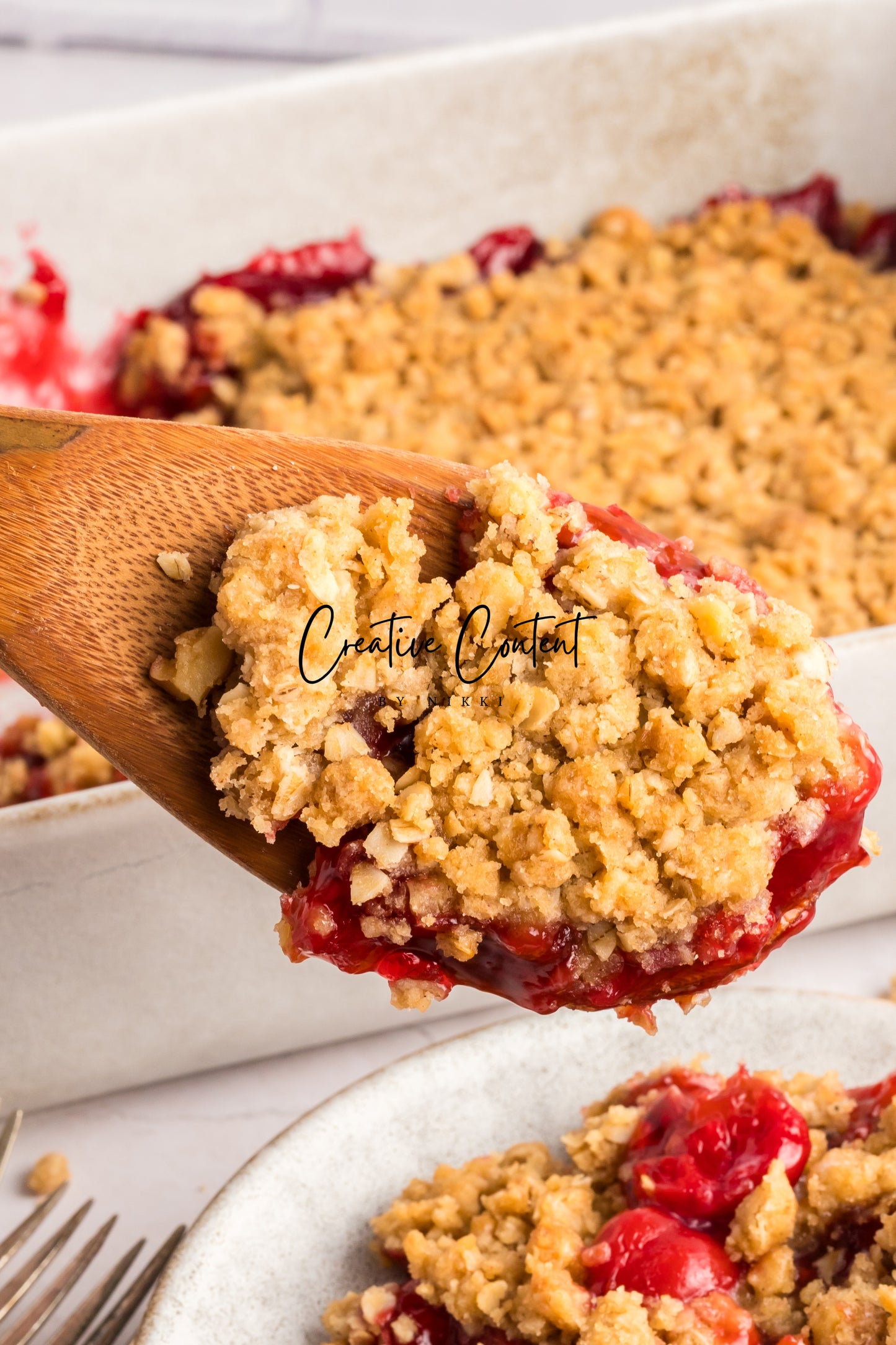 Easy Cherry Crumble- Set 1 of 2