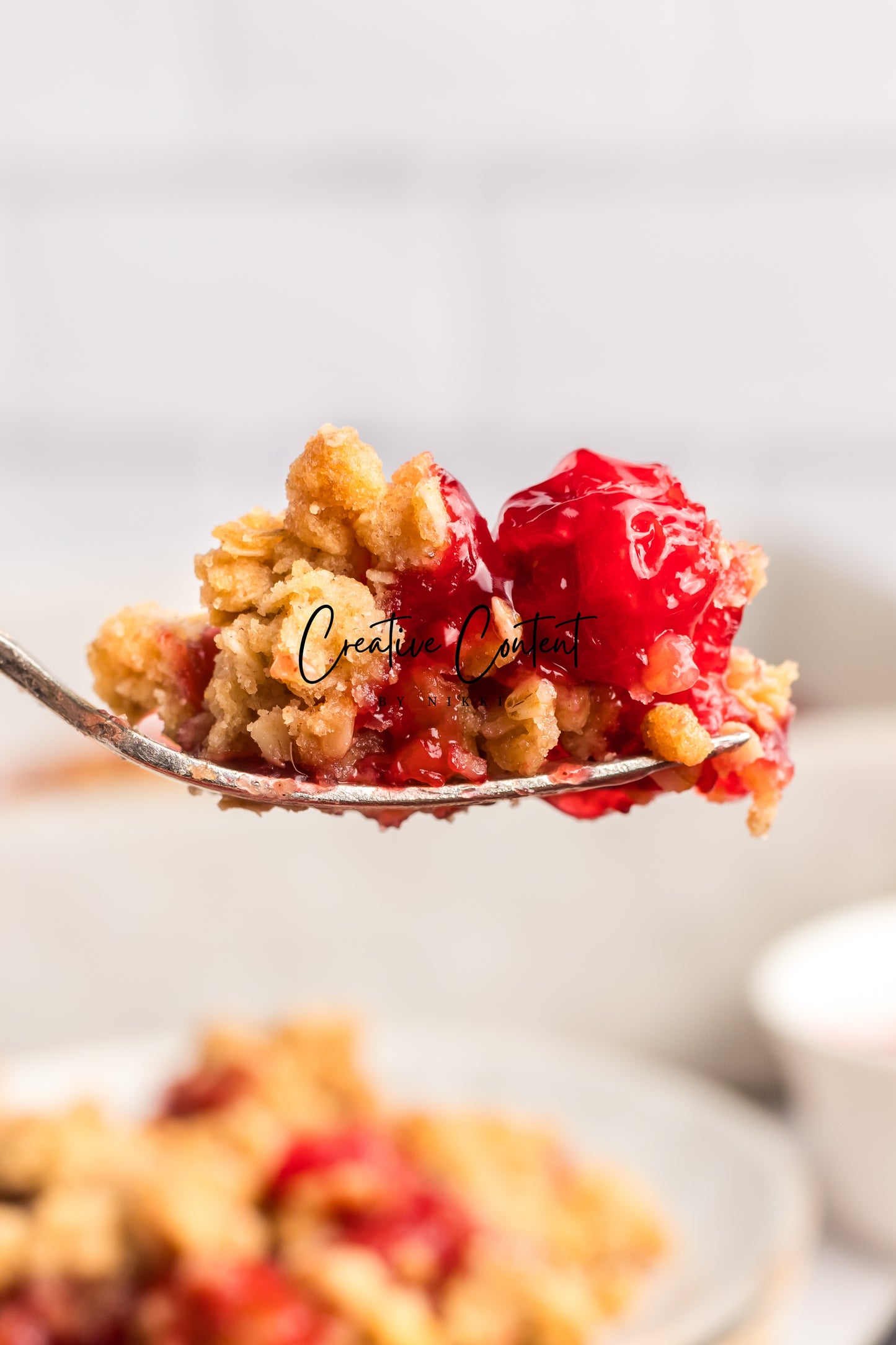 Easy Cherry Crumble- Set 1 of 2