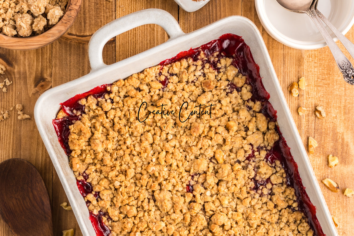 Easy Cherry Crumble- Set 2 of 2