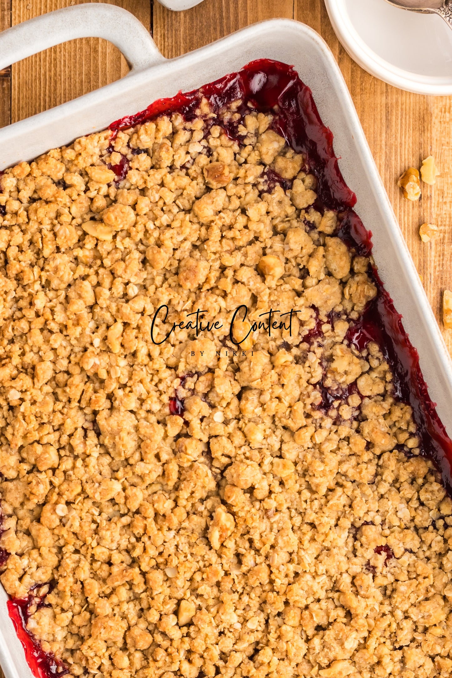 Easy Cherry Crumble- Set 2 of 2