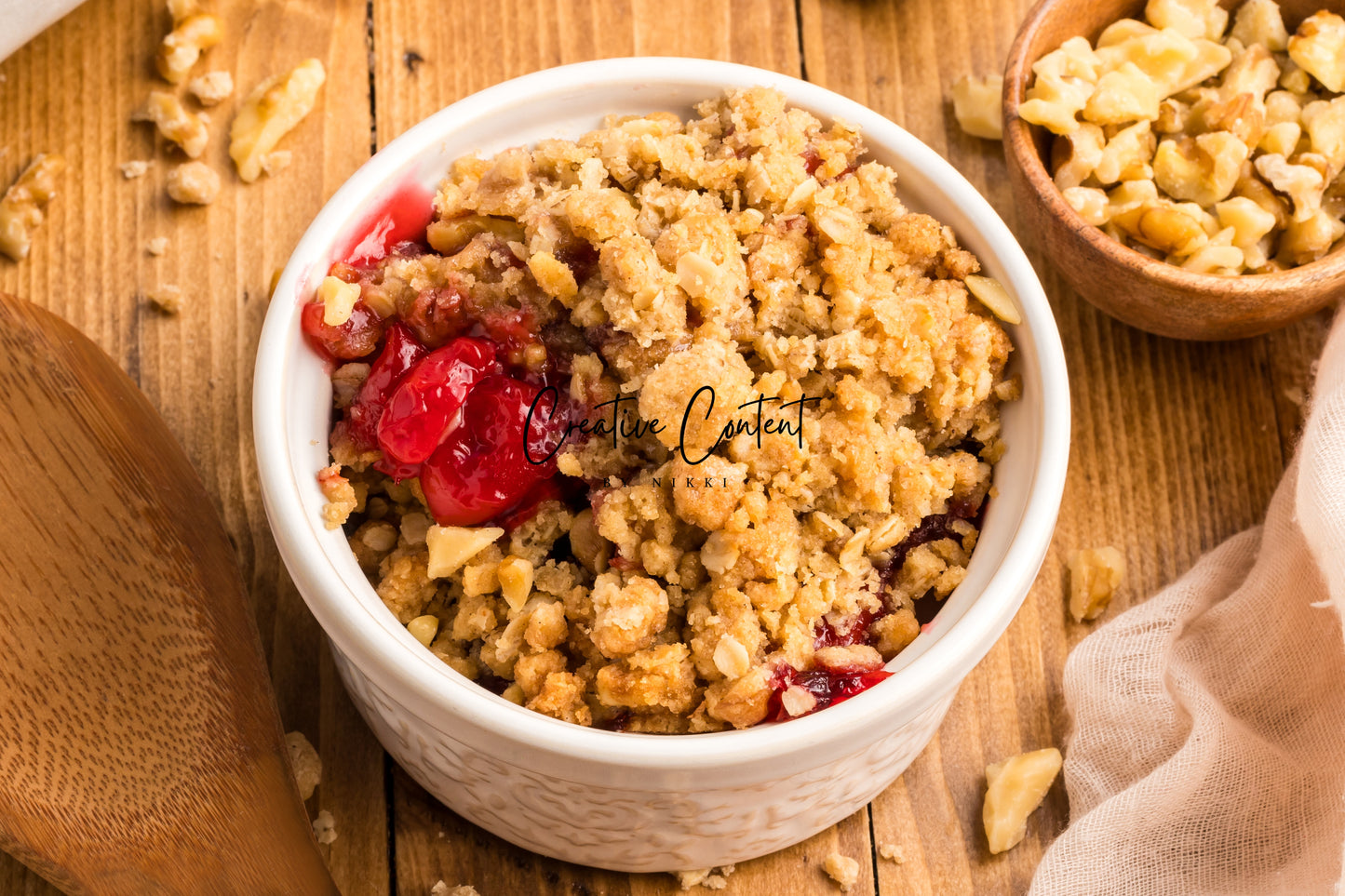 Easy Cherry Crumble- Set 2 of 2