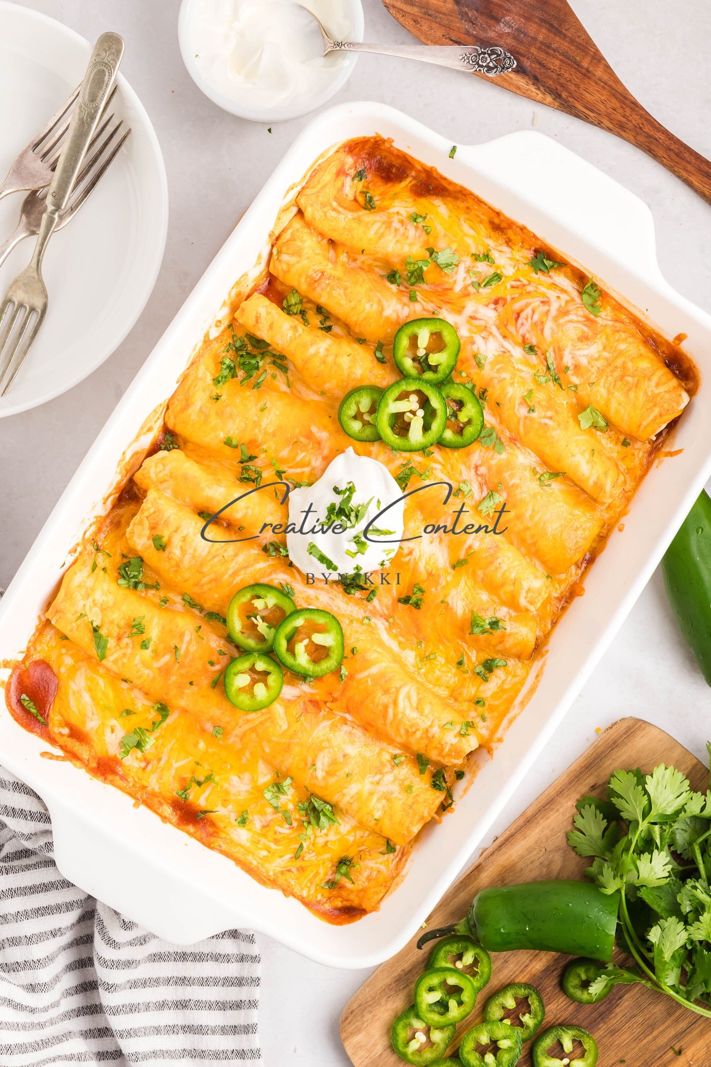 Easy Chicken Enchiladas -  Exclusive