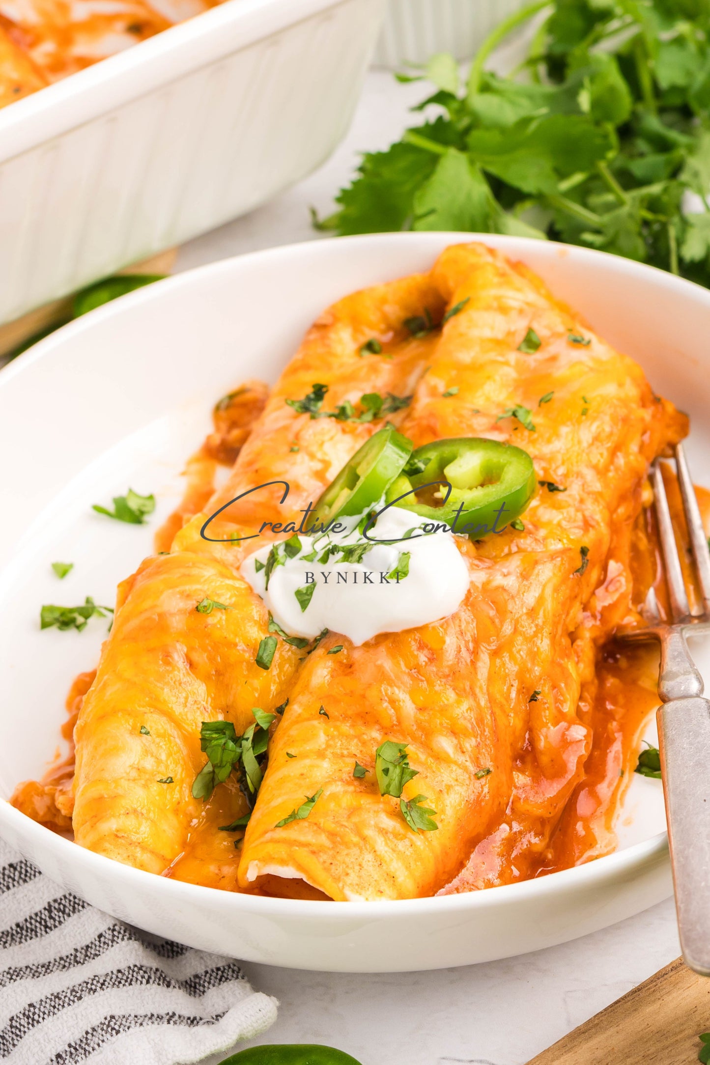 Easy Chicken Enchiladas -  Exclusive