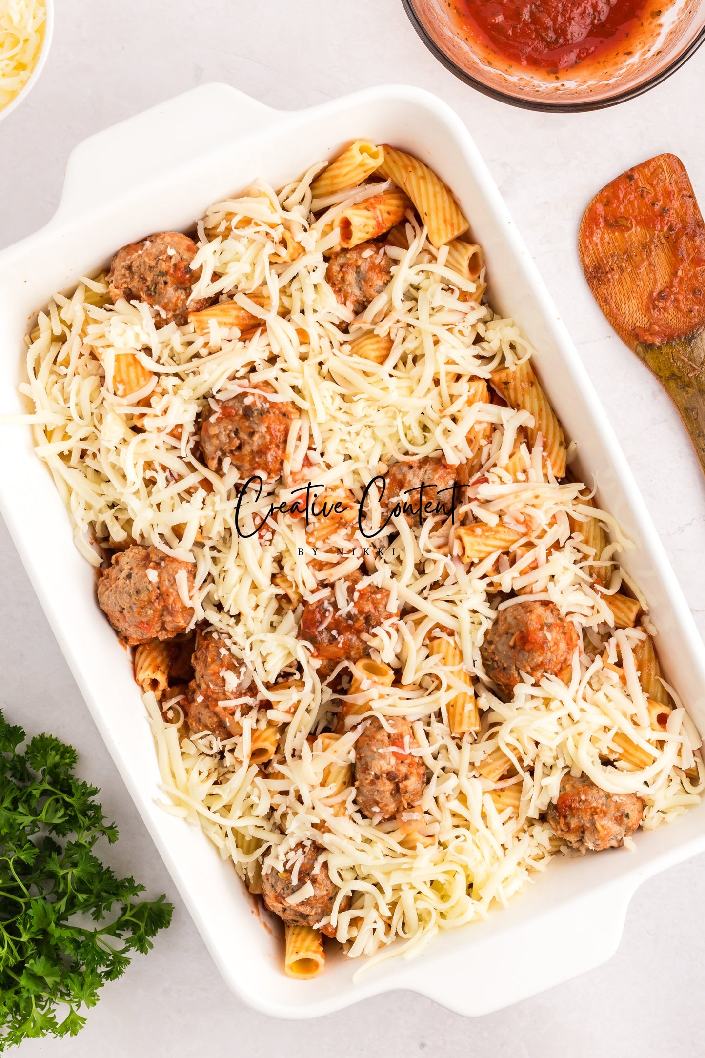 Easy Meatballs and Pasta Bake - Exclusive
