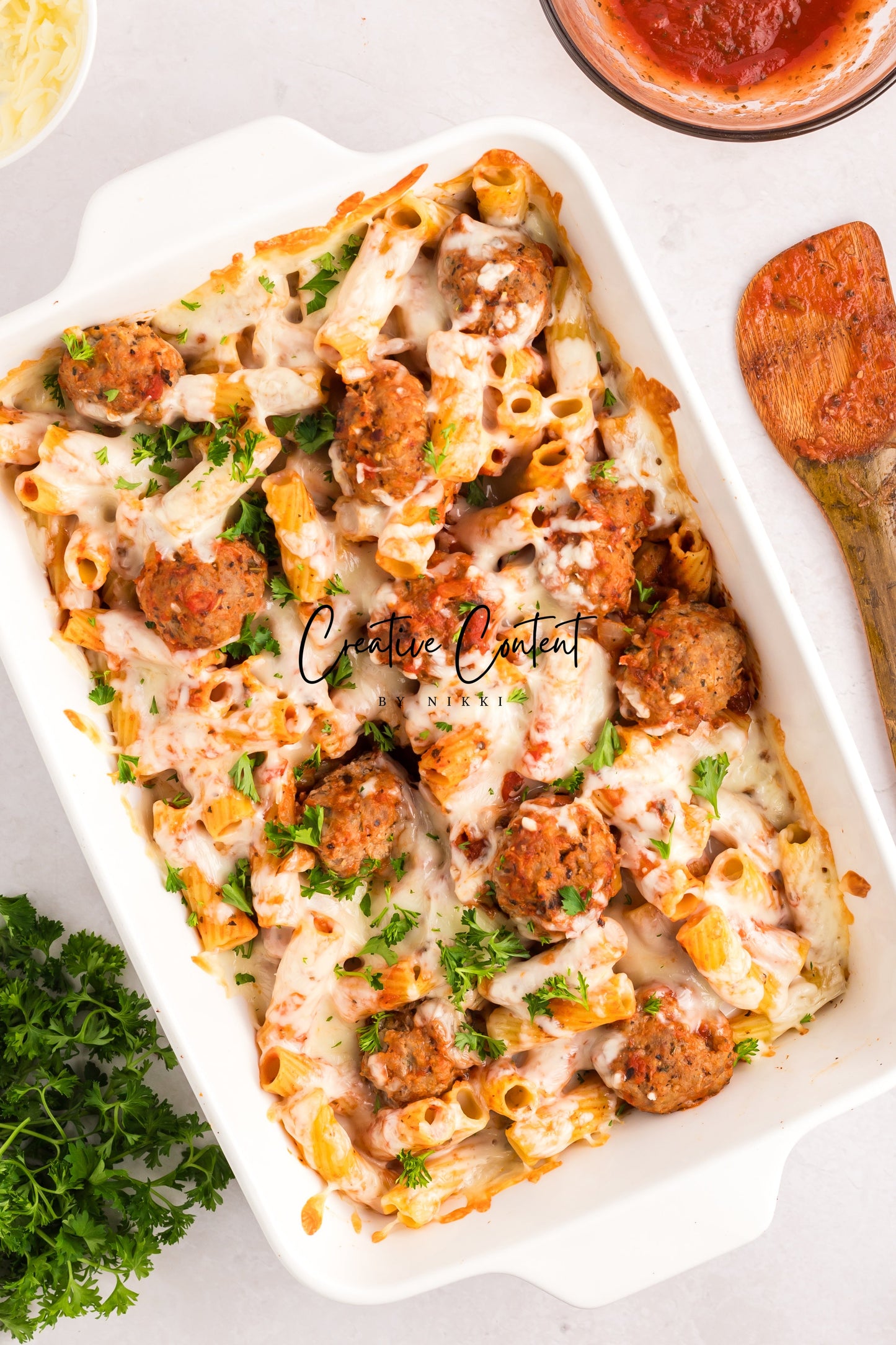 Easy Meatballs and Pasta Bake - Exclusive