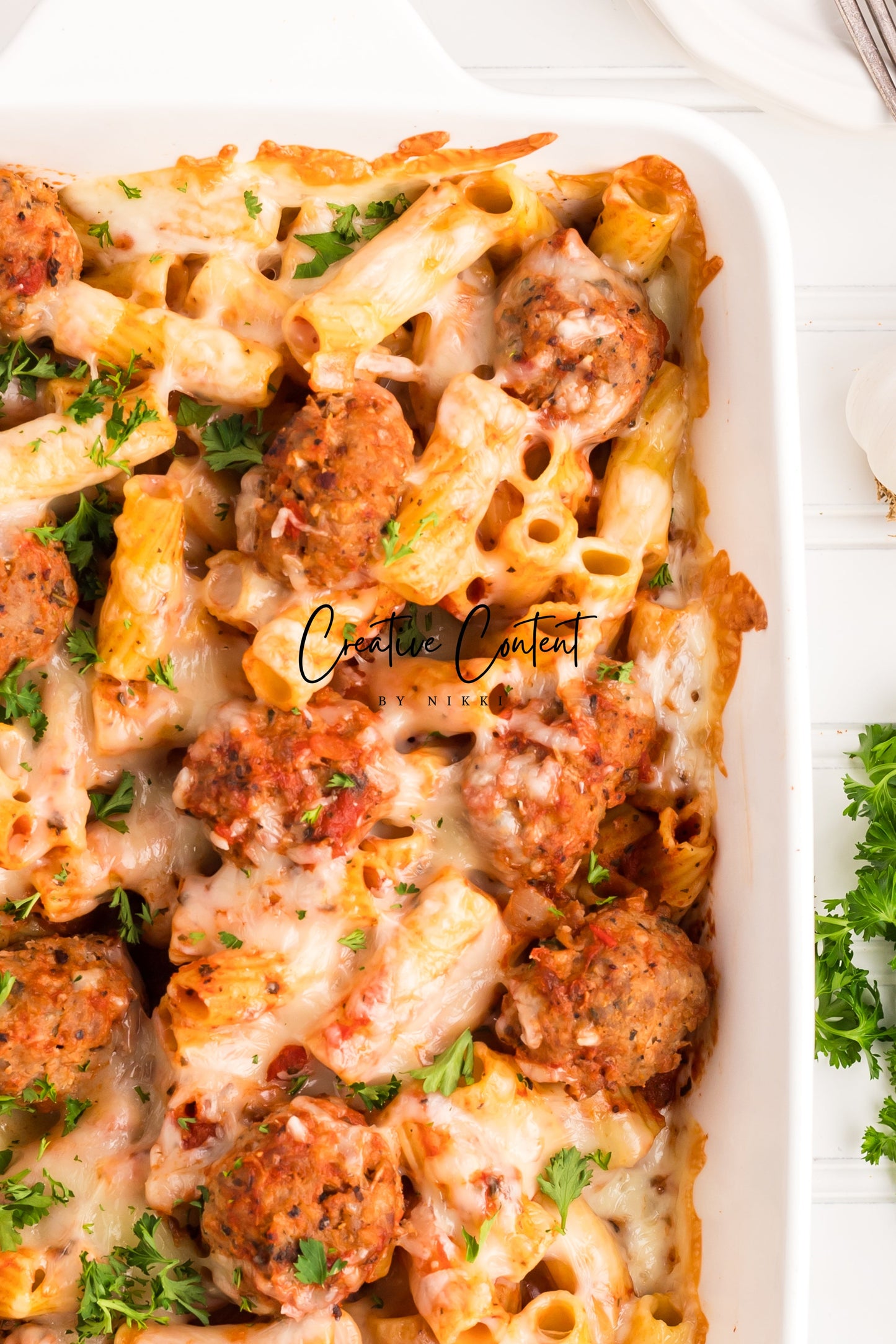 Easy Meatballs and Pasta Bake - Exclusive