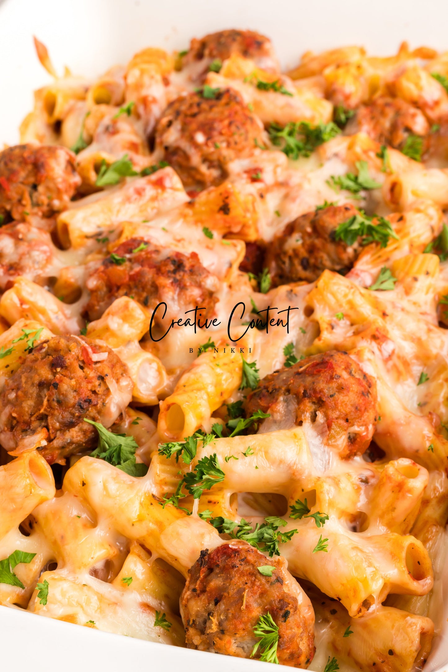 Easy Meatballs and Pasta Bake - Exclusive