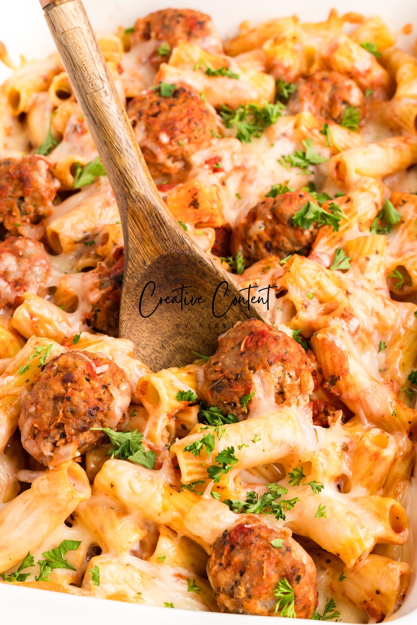 Easy Meatballs and Pasta Bake - Exclusive