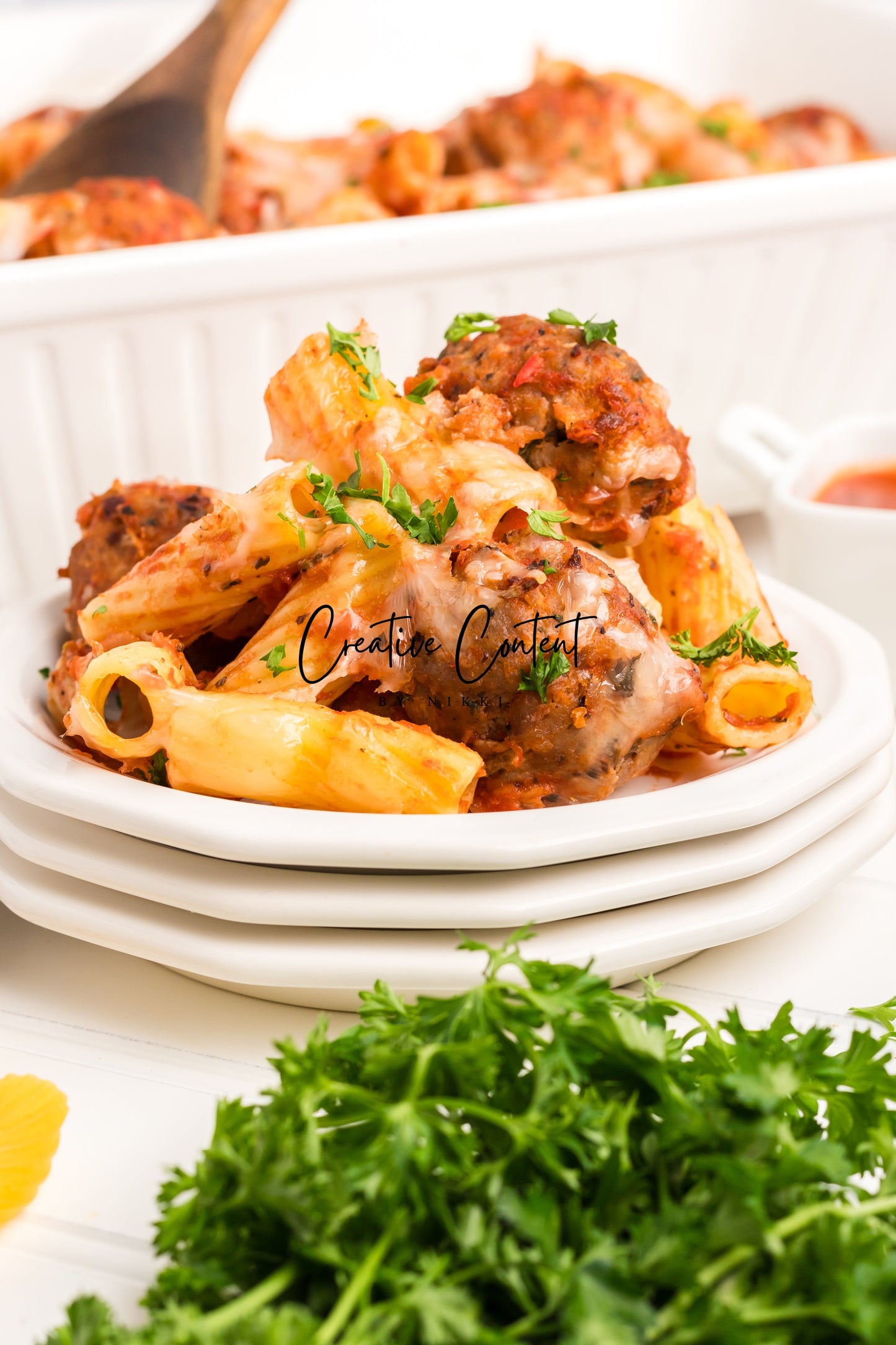 Easy Meatballs and Pasta Bake - Exclusive