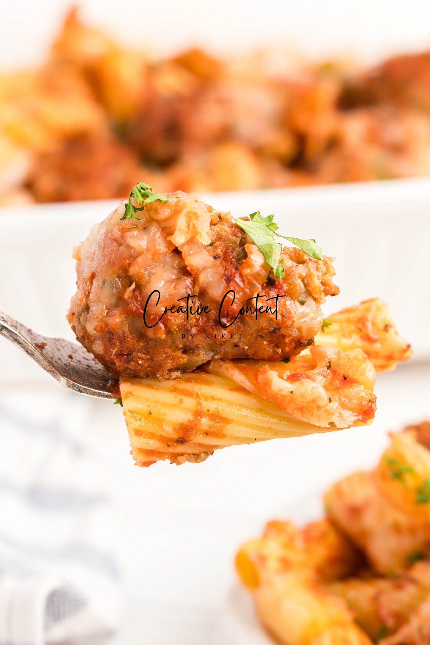 Easy Meatballs and Pasta Bake - Exclusive