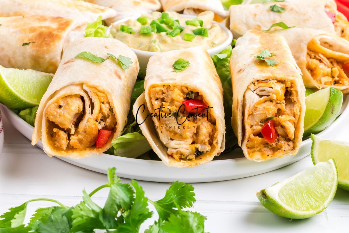 Firecracker Chicken Wraps - Set 2 of 2