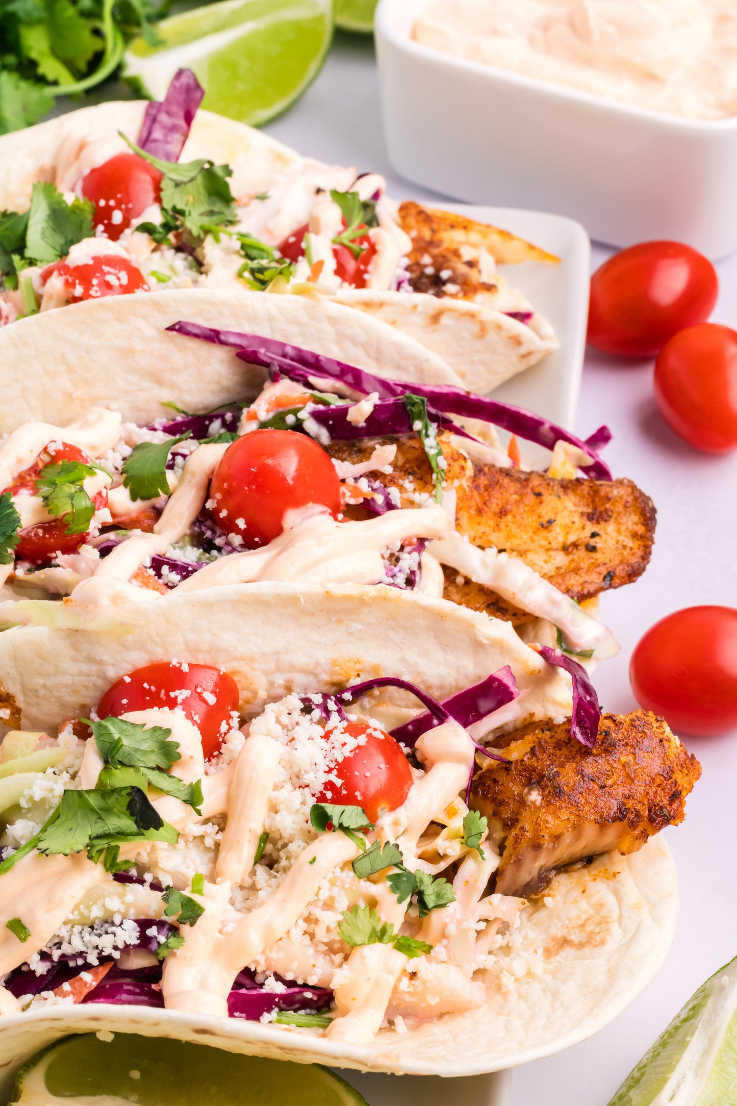 Fish Tacos + Coleslaw + Sauce - Exclusive
