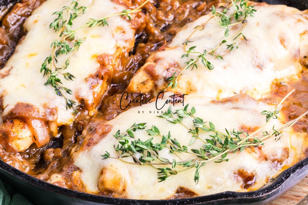 French Onion Chicken - Set 1 of 2