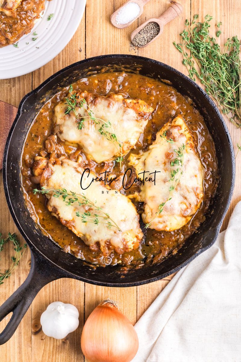 French Onion Chicken - Set 2 of 2