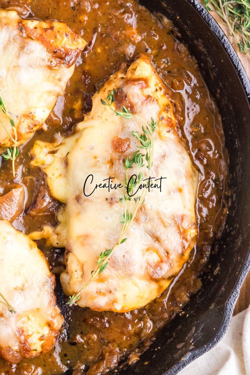 French Onion Chicken - Set 2 of 2