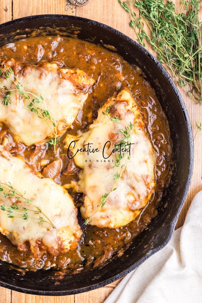 French Onion Chicken - Set 2 of 2