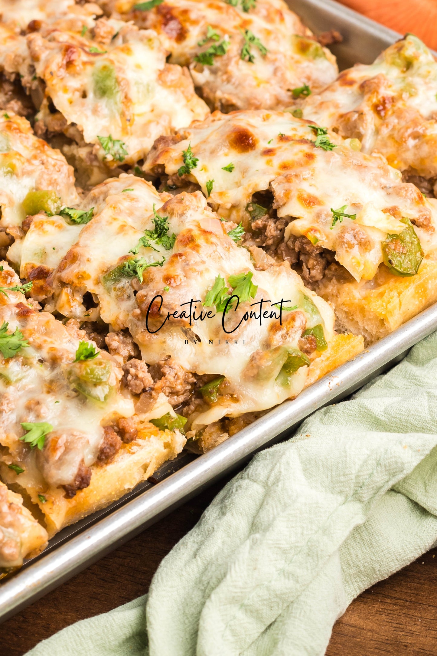 Garlic Bread Cheesesteak Sloppy Joes - Exclusive