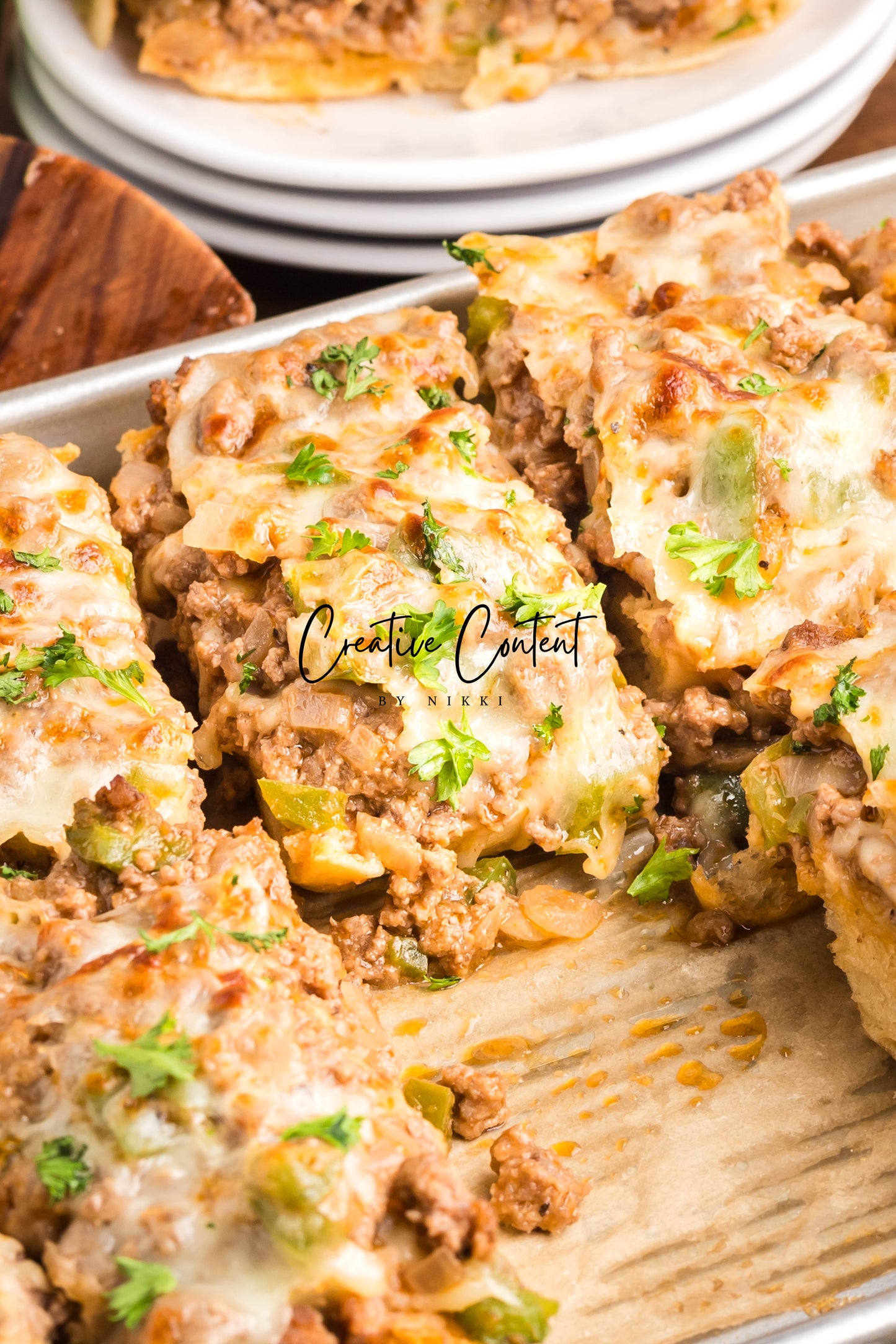 Garlic Bread Cheesesteak Sloppy Joes - Exclusive