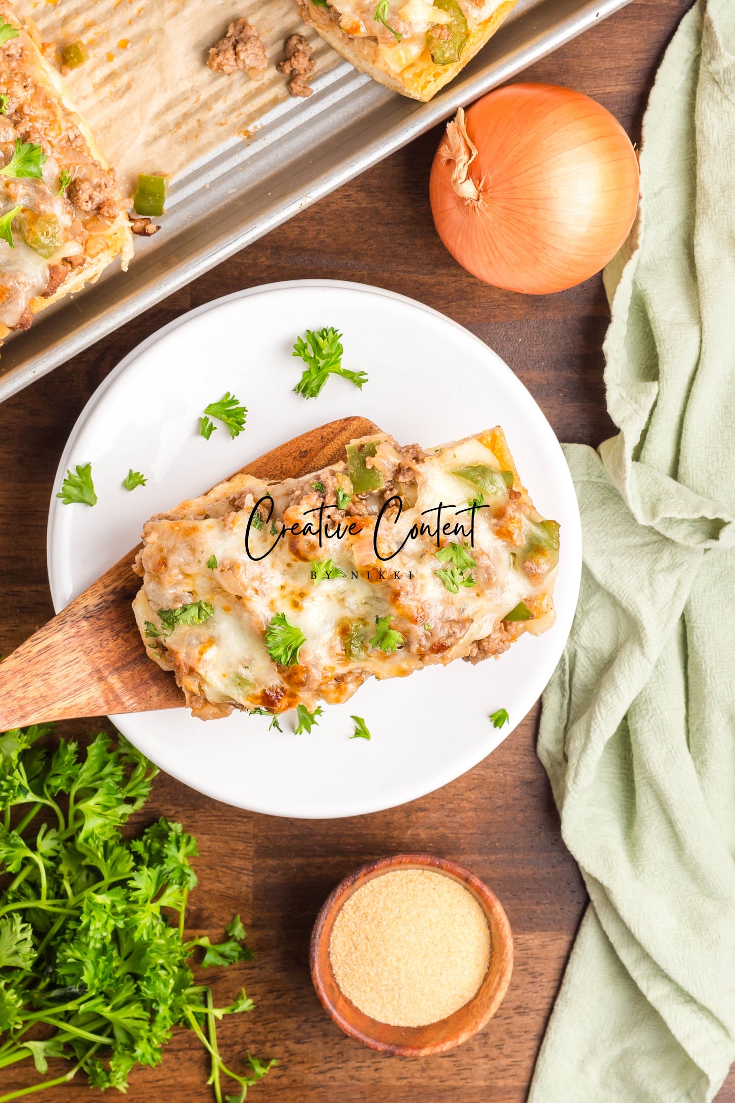 Garlic Bread Cheesesteak Sloppy Joes - Exclusive
