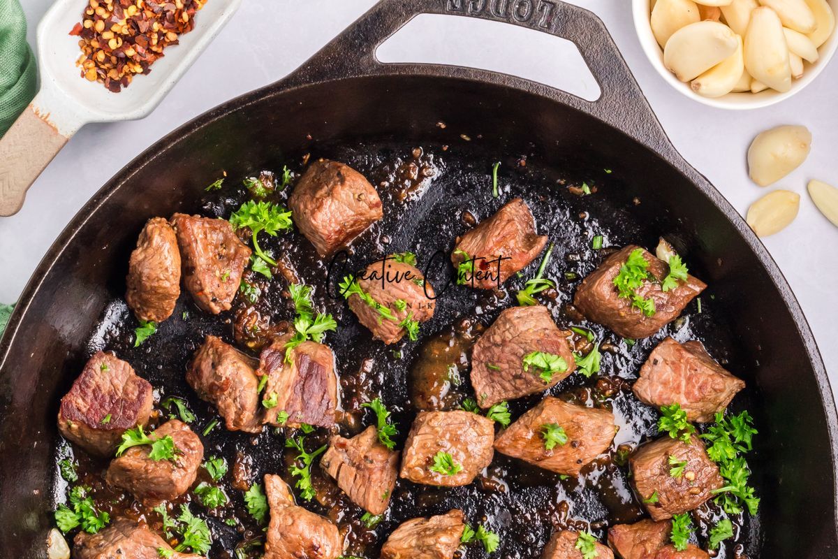 Garlic Butter Steak Bites - Exclusive