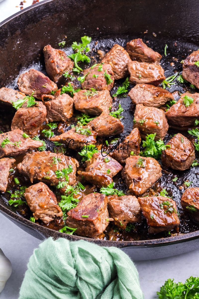 Garlic Butter Steak Bites - Exclusive