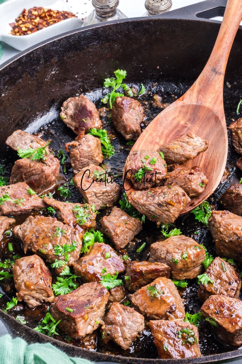 Garlic Butter Steak Bites - Exclusive