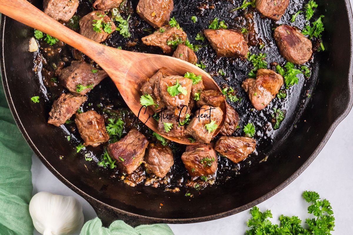 Garlic Butter Steak Bites - Exclusive