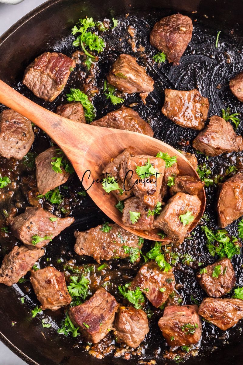 Garlic Butter Steak Bites - Exclusive