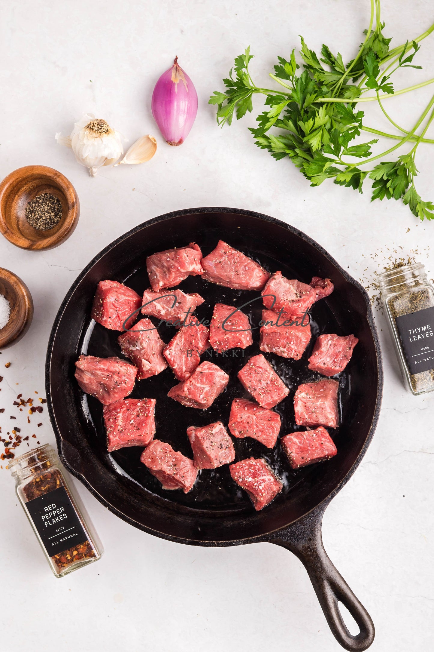 Cowboy Garlic Buttered Steak Bites + Roasted Garlic Mashed Potatoes -  Exclusive