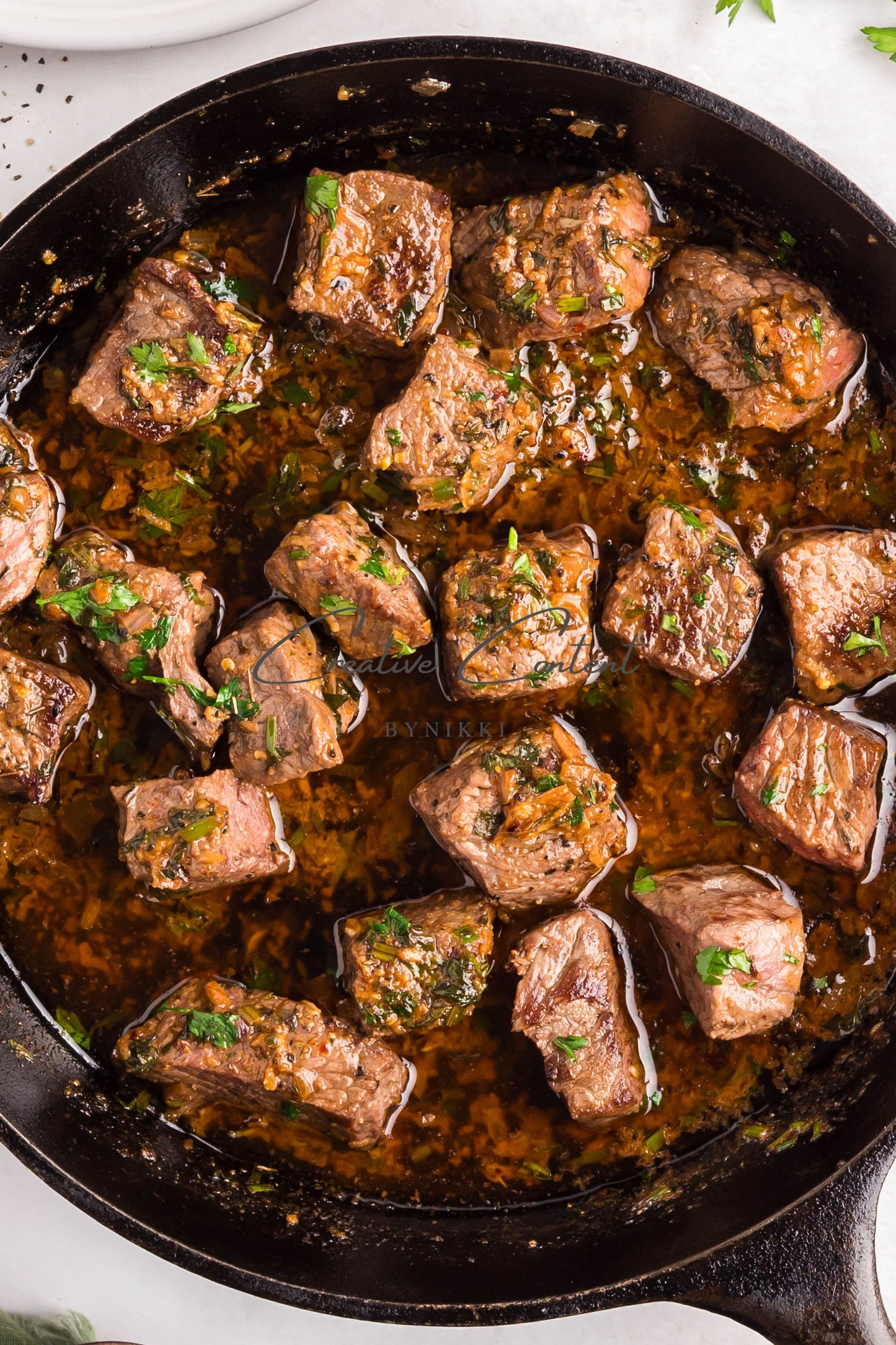 Cowboy Garlic Buttered Steak Bites + Roasted Garlic Mashed Potatoes -  Exclusive