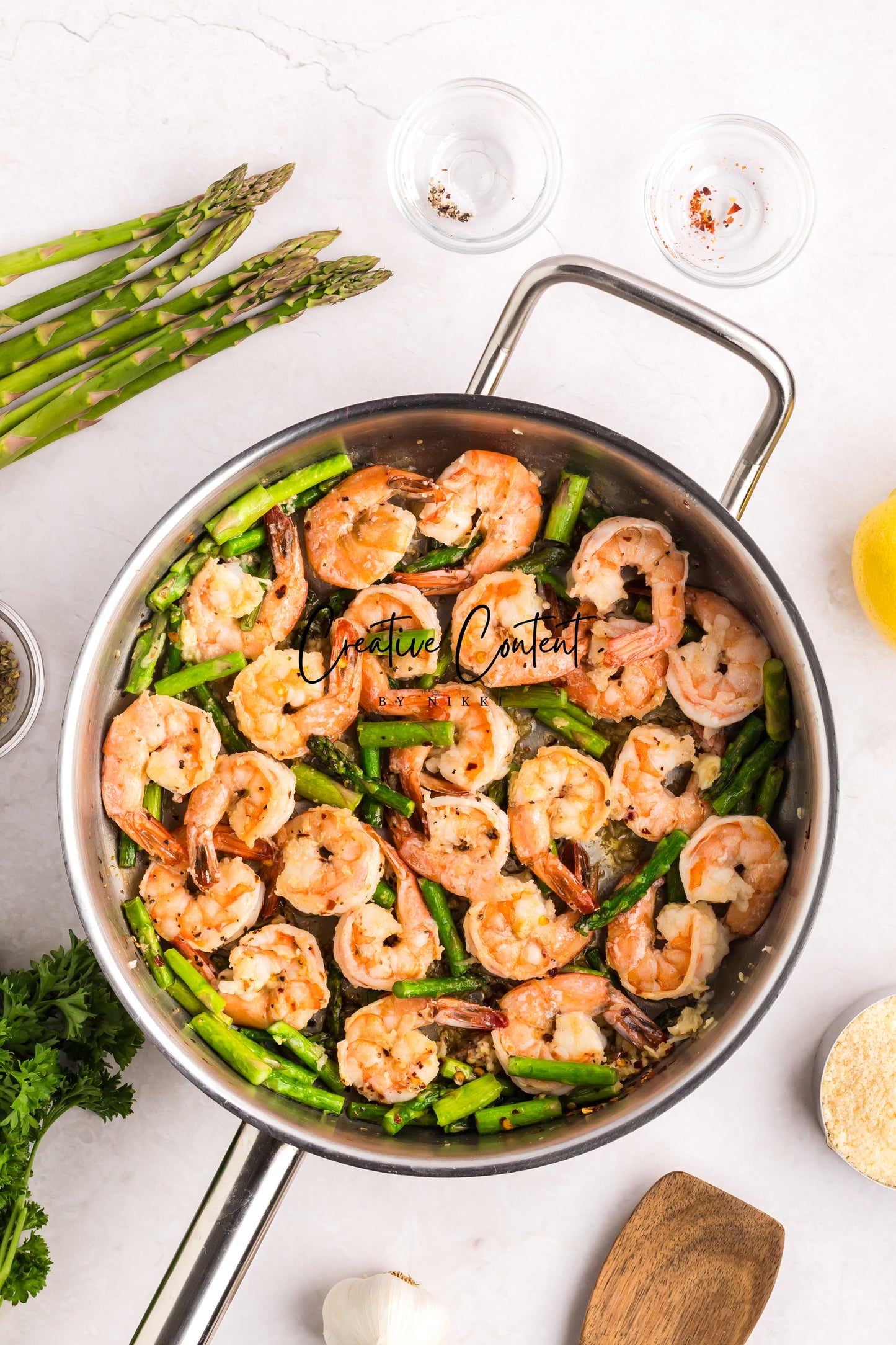 Garlic Shrimp Pasta - Set 1 of 2