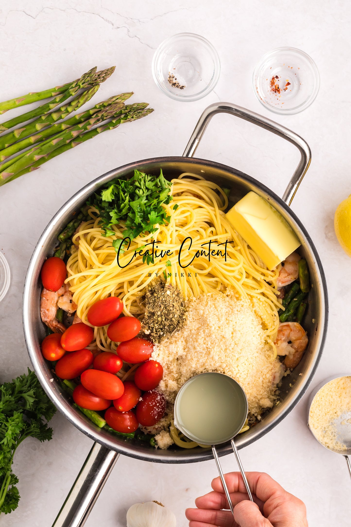 Garlic Shrimp Pasta - Set 2 of 2
