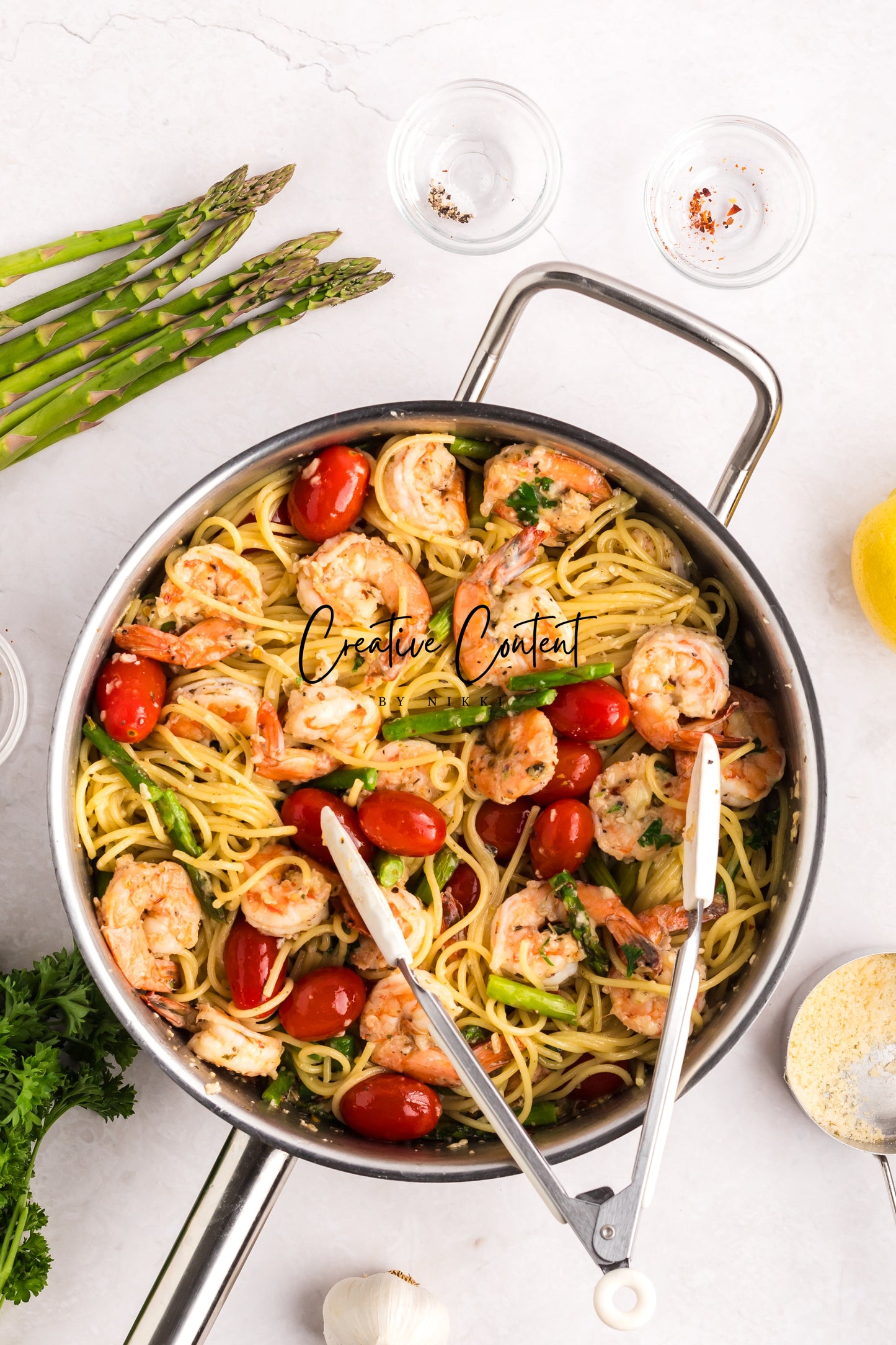 Garlic Shrimp Pasta - Set 2 of 2